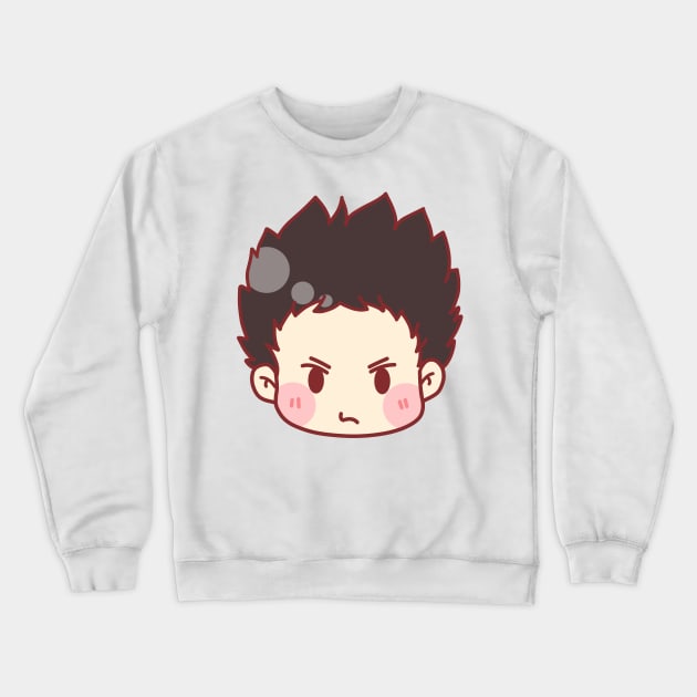 Seriously Cute Iwaizumi Crewneck Sweatshirt by Piliponia